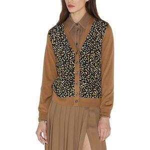 Callas Womens  Catia Wool Cardigan, Brown